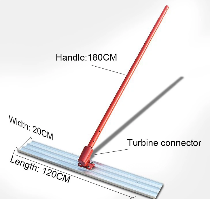 Vanse Ръчна шпакловка и стъргалка Бетон Издръжлив бетон с квадратен край Изравняване на магнезиев биков поплавък