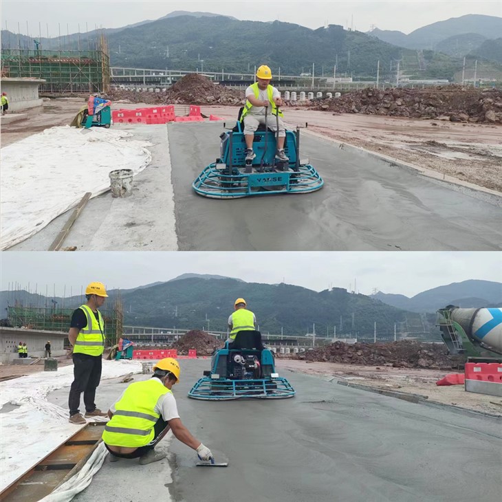 Car Type Seat Type Concrete Troweling Machine